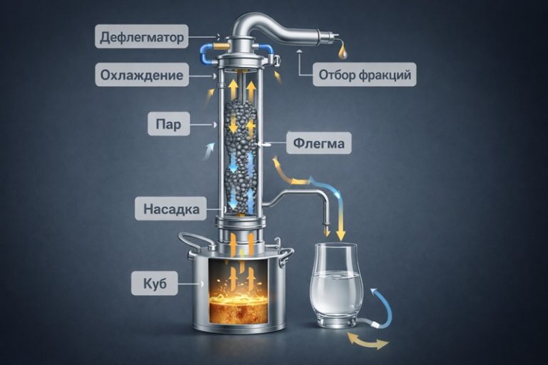 Физика отбора фракций — как работает разделение при перегонке