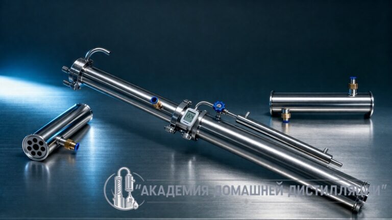 колонна 2 дюйма с дефлегматором и царгой