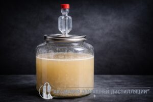 слабое брожение браги пузырьки почти отсутствуют