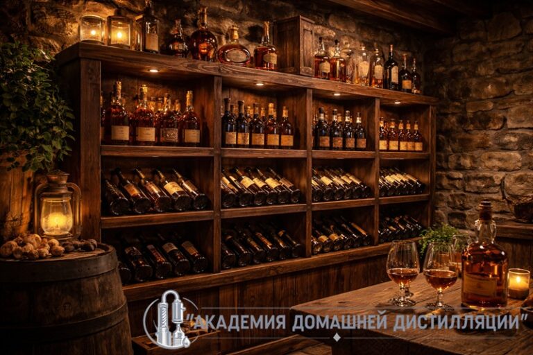 Хранение домашнего коньяка