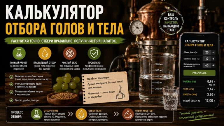 Калькулятор отбора голов